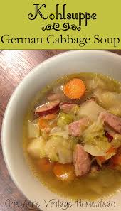 Kohlsuppe An Authentic Slow Cooked German Cabbage Soup Recipe Recipes Soup Recipes Cooker Recipes