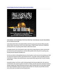Mereka tidak akan melepaskan peluang keemasan yang datang sekali setahun dalam bulan hijriah. Peristiwa Israk Mikraj