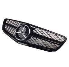 Calandre Mercedes Classe C W204 Noir Brillant Look C63 Amg Adtuning France