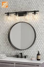 Make Your Bathroom Shine With Our Variety Of Vanity Lighting Styles With A Selection Perfect For All Styles Of B In 2020 Sears Home Improvement Lowe S Home Improvement Store Small Space