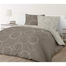À partir de 129,95 €. Vision Parure De Couette Lenny Reversible En 100 Coton 240 X 260 Cm Taupe Beige Marron Et Blanc Cdiscount Maison