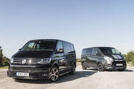 ford transit custom sport vs vw transporter sportline twin