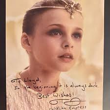 The Neverending Story Signed Childlike Empress Color Photo