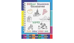 30 day drawing challenge, who is with me? 30 Day Drawing Challenge Easy Fun Drawing Book For Kids Age 6 8 With Family Practice Drawing Paint Write Doodle Space Emin J Amazon De Bucher
