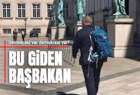Ab bize laf edeceğine, kendi geleceğine baksın. Danimarka Basbakani Lars Lokke Rasmussen Gorevden Sirt Cantasiyla Ayrildi Sadece Haber