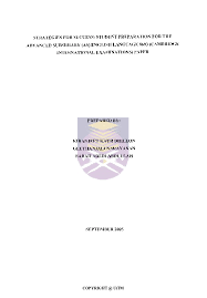 Pdf Strategies For Success Student Preparation For The Advanced Subsidiary As English Language 8693 Cambridge International Examinations Paper Geethanjali Narayanan Academia Edu