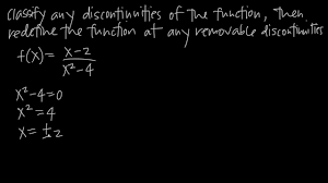 Essentially, a removable discontinuity is a point on a graph that doesn't fit the rest of the graph or is undefined. How To Find Removable Discontinuities Kristakingmath Youtube