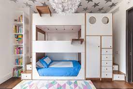When you want to maximize the area in your children's room so that they have more space to move around and play without any hindrances, getting them a bunk bed could be a good. Casa Kids Designed A Triple Bunk Bed Packed With Storage For Kids Bunk Beds With Storage Kids Bunk Beds Bunk Beds