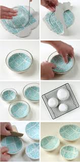 How To Make Diy Air Dry Clay Bowls Manualidades Regalos De Bricolaje Pasta Para Modelar