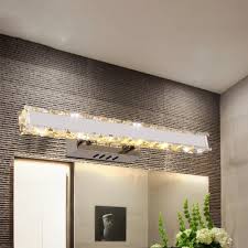 Noble design,modern and linear design distinguishes this led bathroom vanity mirror lights black/white modern makeup lamp. Fashion Style Bathroom Lighting Bath Vanity Lights Crystal Lights Beautifulhalo Com