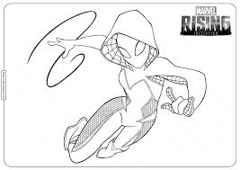 Free printable coloring pages spiderman coloring sheets. Marvel Rising Ghost Spider Coloring Pages Spider Coloring Page Superhero Coloring Pages Avengers Coloring Pages
