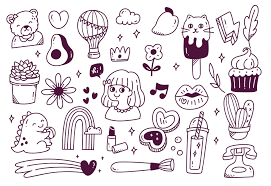 Download Set Of Hand Drawn Doodle Vector Graphic By Big Barn Doodles Creative Fabrica SVG Cut Files