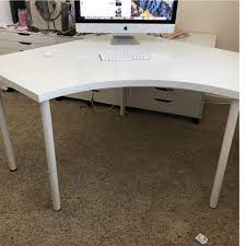 Since that corner desk is under the same series, linnmon, i would say you'll get a decent/good quality desk. Ikea Linnmon Corner Table Working Desk Furniture Home Living Furniture Tables Sets On Carousell