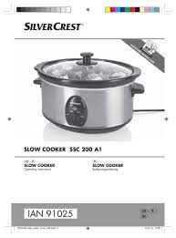 The 'secret' to a successful thermal cooker is its insulation. Silvercrest Ssc 200 A1 Operating Instructions Manual Pdf Download Manualslib