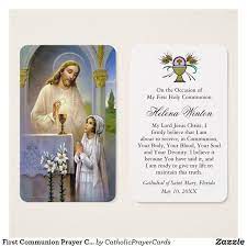 Pin On First Holy Communion Prayer Cards