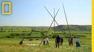 How To Build A Teepee The Pioneers Youtube