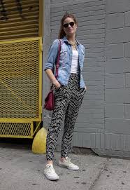 Black And White Pants Outfit Ideas Printed Pant Outfit 24 Ideas How To Wear Printed Pants Ropa Ropa De Moda Ropa Fitness Mujer