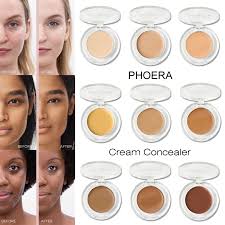 Us 1 58 18 Off Phoera New 1 Pc Face Makeup Concealer Liquid Foundation Corrector Make Up Mineral Touch Whitening Facial Long Lasting Cream In