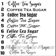 They're one of the most common. Tea Coffee Sugar Kitchen Storage Canister Set Of Black Rose Etsy
