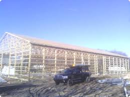 I know i put cement on the opening scene but it's concrete lol How To Build A Pole Barn Building A Pole Barn