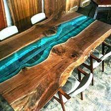 Epoksi reçine ile elde edilen dekoratif ahşap masalar. En Guzel Epoksi Masa Ornekleri Epoksi Baktim