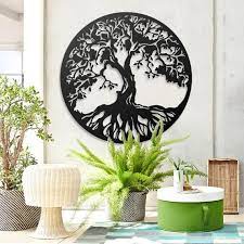 Tree Of Life Metal Wall Art Large Wall Decor Family Tree Etsy Family Tree Wall Decor Outdoor Metal Wall Art Tree Wall Decor