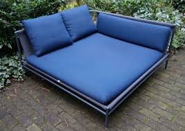 Gartensofa Canvas V Paola Lenti Dunkelblau Sofa Gartensofa Outdoor Blau Navi Gartensofa Outdoor Sofa Grune Wohnzimmer