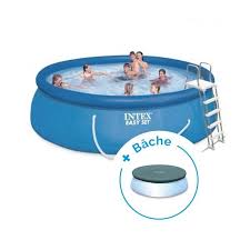 Liner Piscine Intex 4 57 X 1 22 Achat Vente Pas Cher