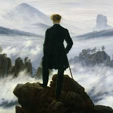 Le Voyageur contemplant une mer de nuages de Caspar David ...