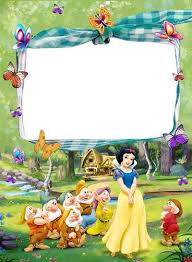Download 🎠 cartoon photo frames 🎠 for free and enjoy photo framing. Frame For Girls With Cartoon Characters Snow White How Beautiful You Are