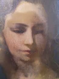 Powerful circa 1925 John William Orth 25" x 30" original oil