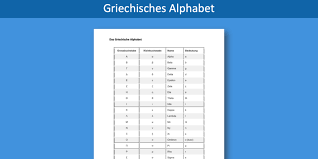 Tabelle pdf downloaden / tabellen vorlagen kostenlos ausdrucken pdf : Griechisches Alphabet Tabelle Und Pdf Zum Download Vorla Ch