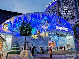 Known as the city of digital lights, i city is accessible within an hour's drive from downtown kuala lumpur. Snow Walk I City Shah Alam Selangor Jejak Travel Santai