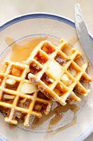 Scallion Cornmeal Waffles Recipe Recipe Waffle Recipes Cornmeal Waffles Waffles