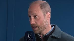 George and William's away day! Fans go wild as Prince of Wales shows off  his VERY impressive punditry skills with Ally McCoist and Rio Ferdinand  before his beloved Aston Villa play PSG |