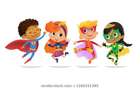 Image result for superhero teams generic kids