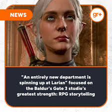 Larian is ramping up its storytelling, as if it wasn't already great