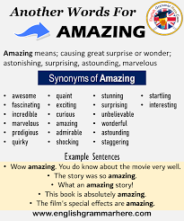 Another Word For Amazing What Is Another Synonym Word For Amazing Every Language Spoken Aroun Words For Amazing Another Word For Amazing Learn A New Language
