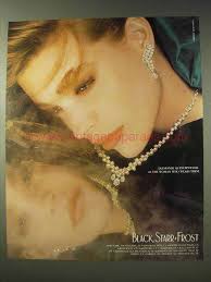 1988 Black, Starr & Frost Jewelry Ad