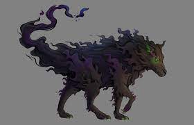 Shadow Wolf By Ioanin On Deviantart Shadow Wolf Shadow Creatures Realistic Animal Drawings