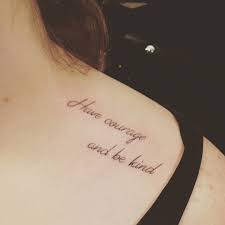 Collar bone tattoo with a black writing ink design make them look adorable. Collarbone Tattoo 24 Parryz Com