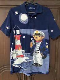 Ralph Lauren Polo Bear Nautical Polo Shirt Men S Fashion Tops Sets Tshirts Polo Shirts On Carousell