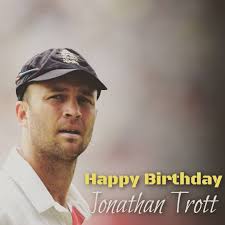 onthisday, in 1981, Jonathan Trott was born. The English batsman had a  fairly successful run with the national side but retired abruptly from  international cricket. Happy birthday, Trott!