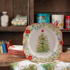 Best pioneer woman christmas appetizers from pin by jessica prescher on recipe book.source image: The Pioneer Woman Holiday Cheer 4 Piece Salad Plate Set Walmart Com Walmart Com