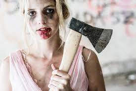 Cute Serial Killer Woman Stock Photo Image By C Loriklaszlo 80843236