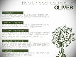 Olives Health Application Oxidative Stress Health