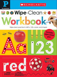 Amazon Com Wipe Clean Workbook Pre K Scholastic Early