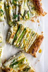 Asparagus Tart With Honey Mustard Sauce The Original Dish Recipe Honey Mustard Sauce Asparagus Tart Grilled Asparagus Recipes