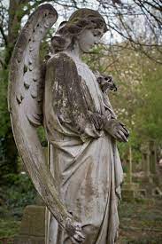 Highgate London Angel Statues Statue Cemetery Angels