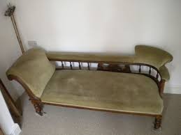 1940s art deco chaise lounge. Antique Reclaimed Listings Antique Chaise Longue Set 3 Piece Inc Chaise Lo